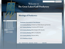 Tablet Screenshot of glgpresbytery.org